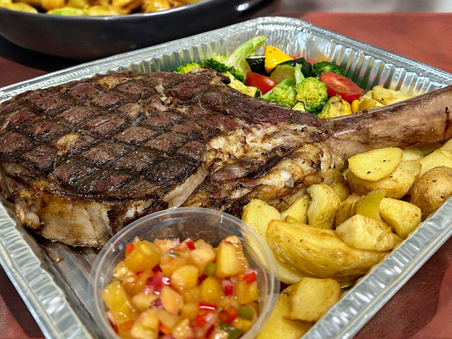 【11月限定】重量級斧頭扒配甜酸菠蘿汁(約2.5-3磅)