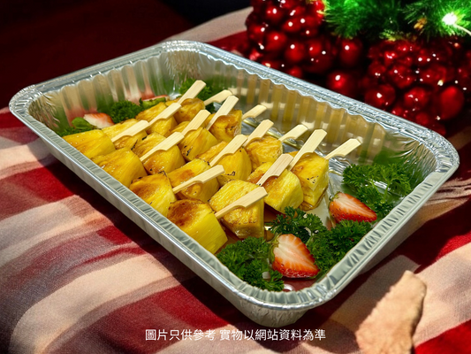 香甜新鮮菠蘿串燒(另上川式麻辣醬)(10件)