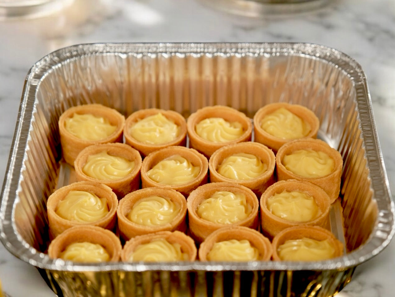 聖誕限定!迷你法式檸檬撻(每盤10件)– 酸甜酥脆,節日閃耀小驚喜!