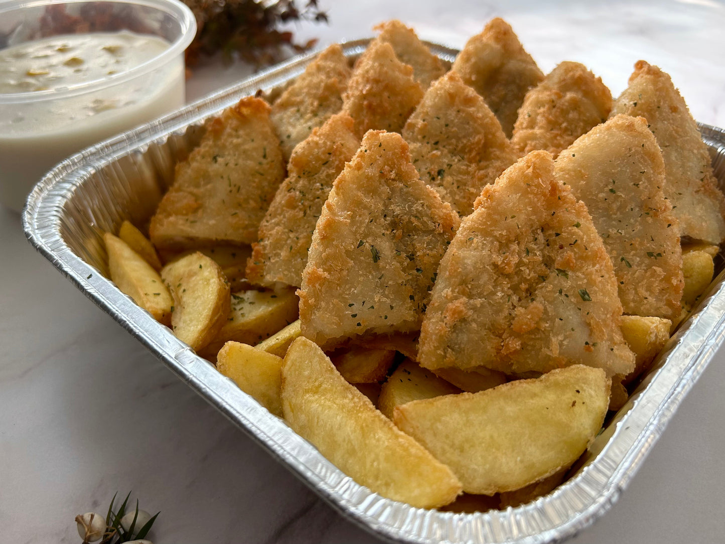 【11月限定】香炸魚柳配薯角(配粟米忌廉汁) (12 件)