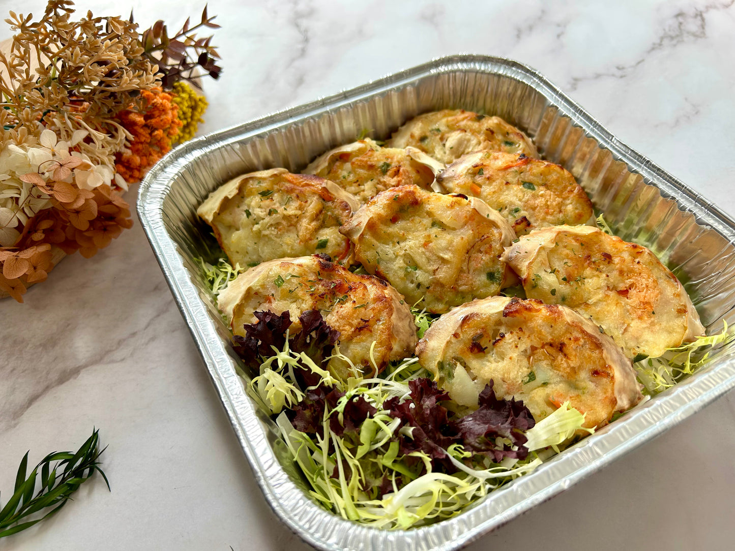 【11月限定】必食經典釀焗鮮蟹蓋(8件)