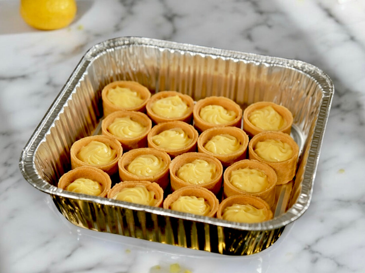 聖誕限定！迷你法式檸檬撻（每盤10件）– 酸甜酥脆，節日閃耀小驚喜！