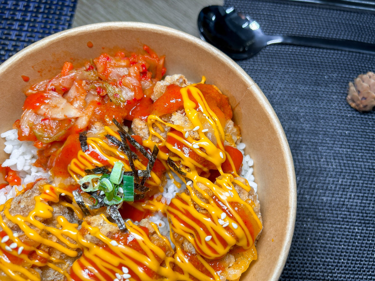 韓流拉絲芝士脆炸雞丼 | 便當飯盒到會（每款最少4盒起）