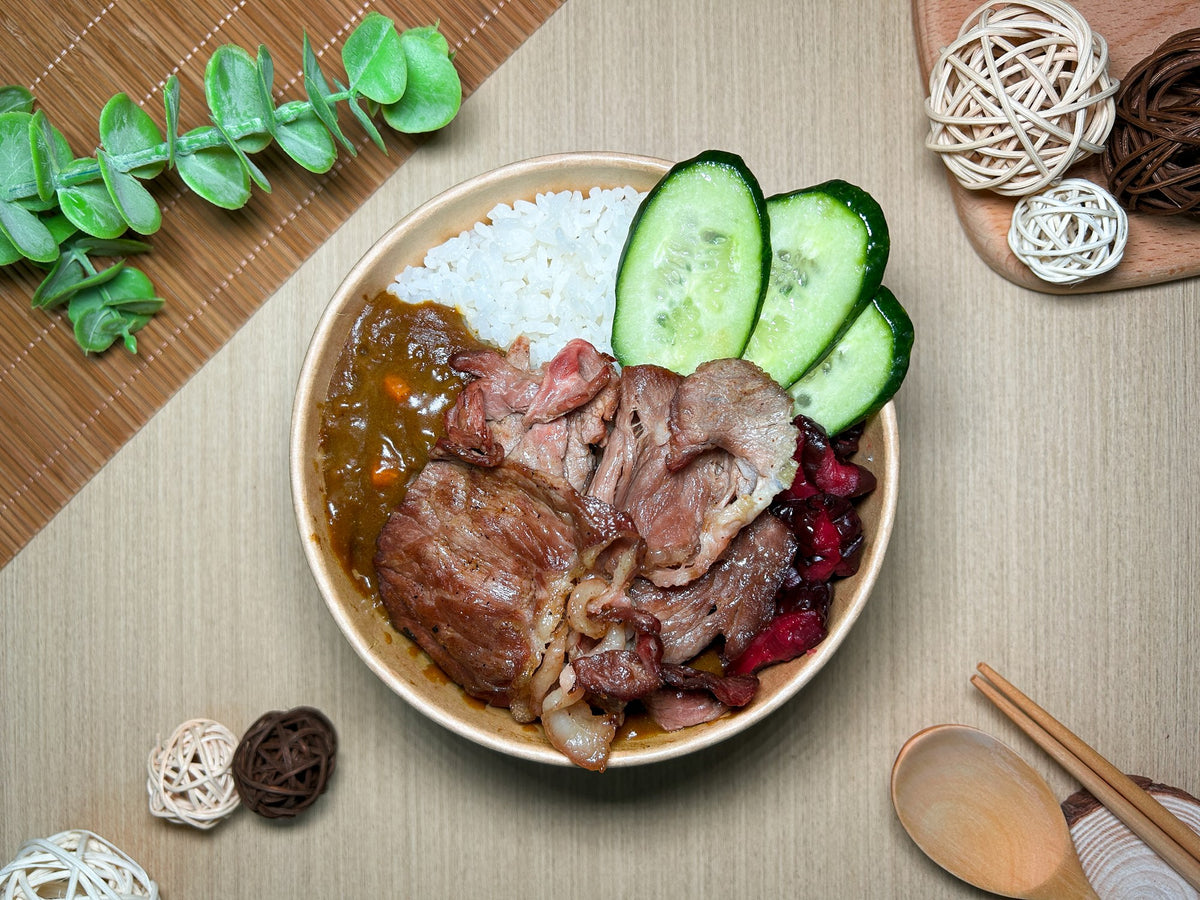 日式咖喱安格斯燒牛肉珍珠飯 | 便當飯盒到會（每款最少4盒起）