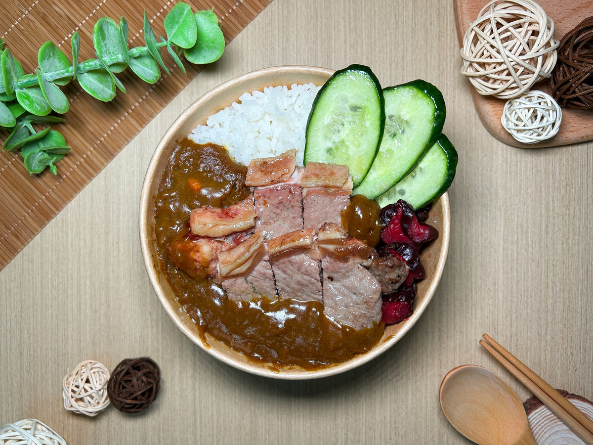 日式咖喱上等西冷牛扒珍珠飯 | 便當飯盒到會（每款最少4盒起）