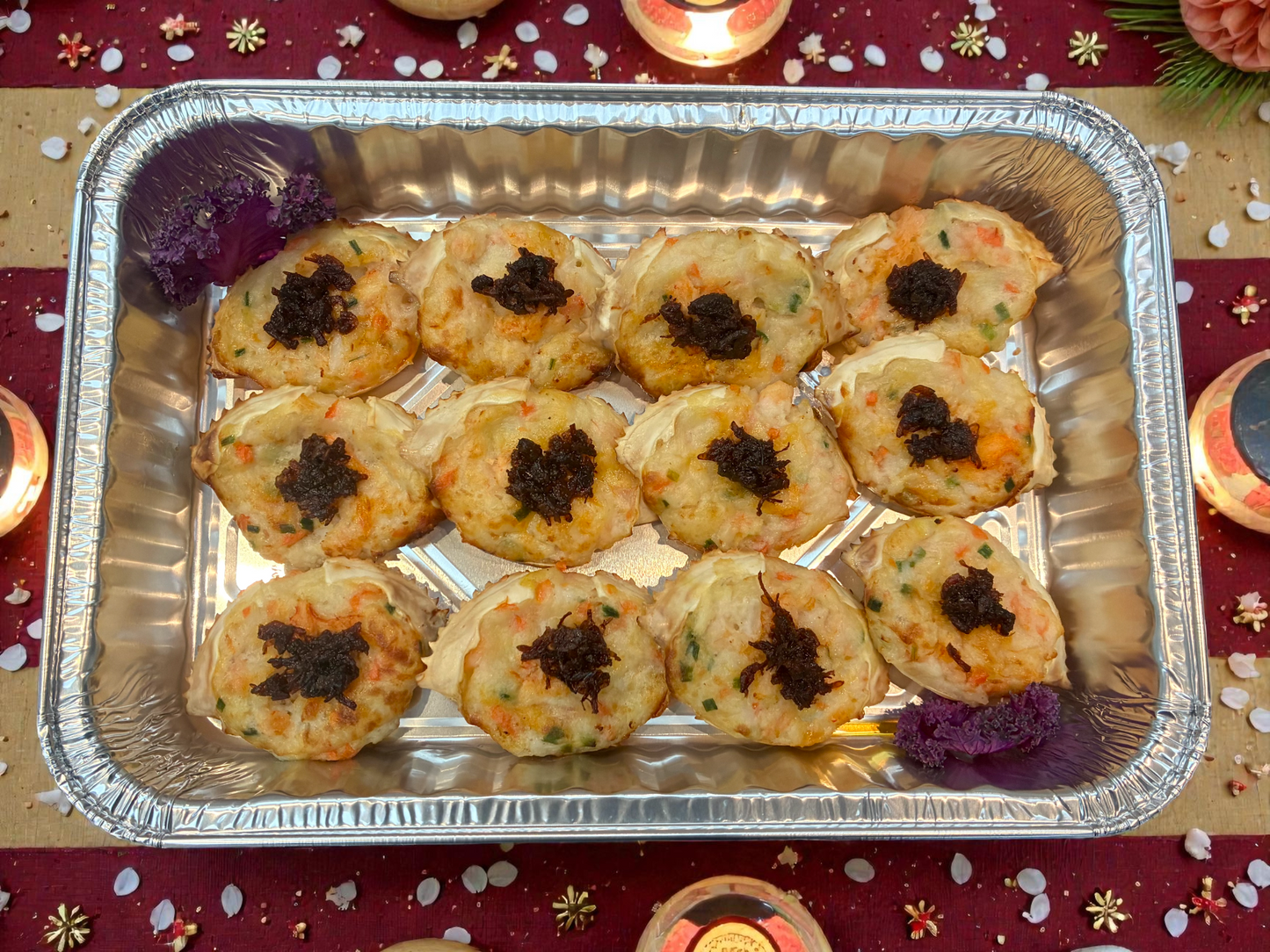 【新春限定】XO醬釀蟹蓋福滿頂（每盤12件）