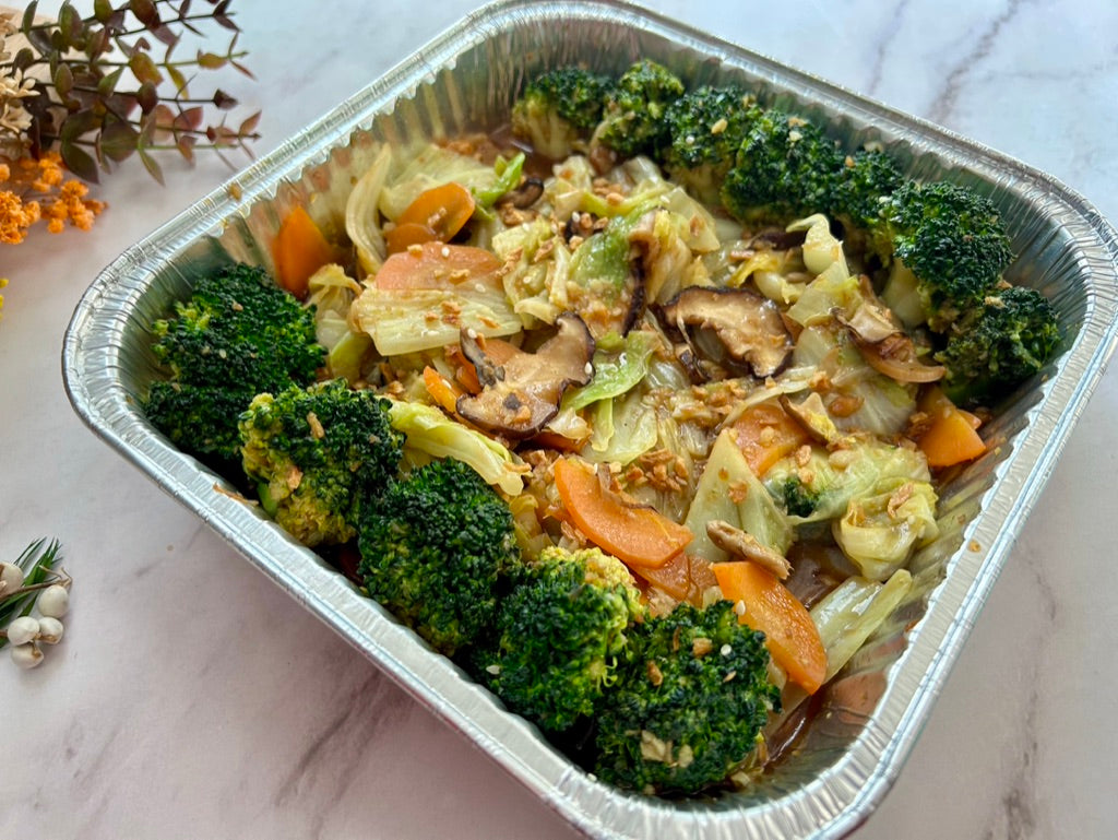 🎄聖誕限定健康輕盈炒雜菜，約2磅新鮮蔬菜炒配香料，juicy 清脆熱騰騰健康小食，適合冬季分享。