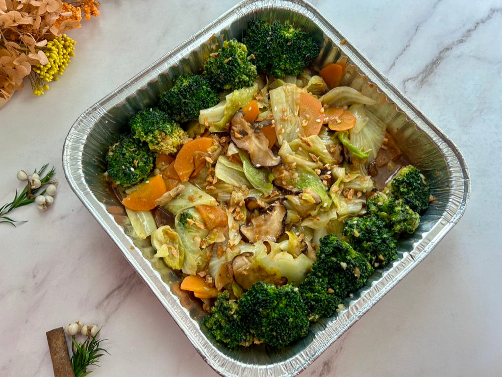 🎄聖誕限定健康輕盈炒雜菜，約2磅新鮮蔬菜炒配香料，juicy 清脆熱騰騰健康小食，適合冬季分享。